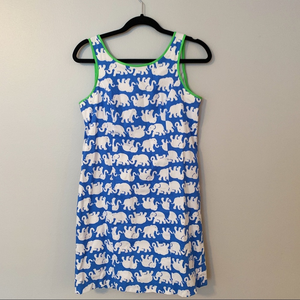 Lilly Pulitzer Elephant Print Sheath Dress